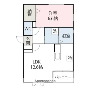 アトラスA【1階】の間取り