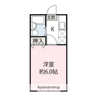 シティハイツひまわり【1階】の間取り