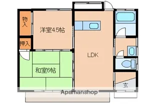 メルシャン中町【18号室】の間取り