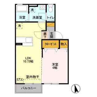 ボルテージ【2階】の間取り