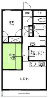 群馬県高崎市中居町4丁目【マンション】の間取り