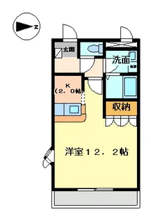 フロントヴィレッジ【106号室】の間取り