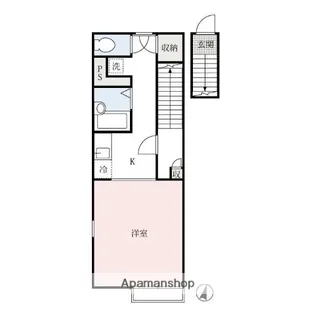 ソレイユ【2階】の間取り