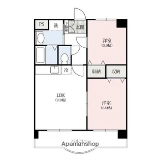 ヴィラ・マリポーサ【3階】の間取り