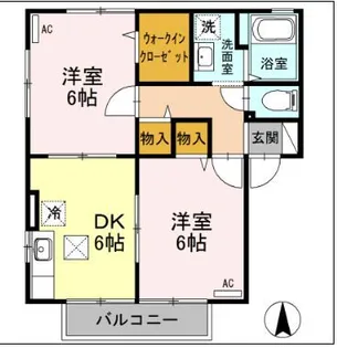 グランドゥール【1階】の間取り