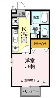 メゾン・ド・K【1階】の間取り