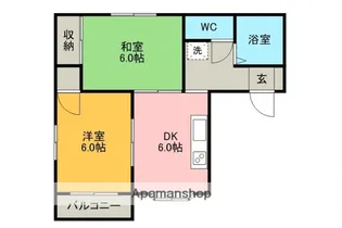 コーポラスTK【2階】の間取り