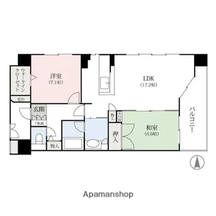 アパガーデンパレス高崎【11階】の間取り