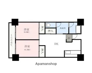 大手前ハイツ【5階】の間取り