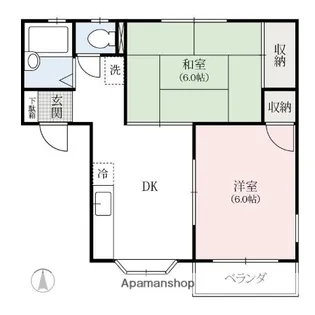 メゾンシエラ【1階】の間取り