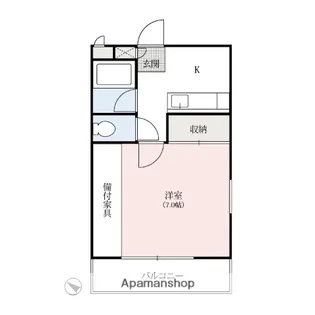 アシエヒルズ【2階】の間取り