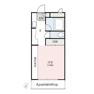 アシエヒルズ【3階】の間取り
