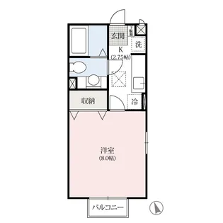 ヴィクトワール【1階】の間取り