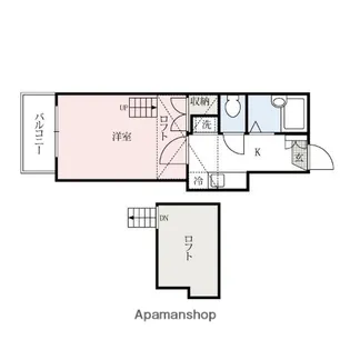 ボア・ターデ【2階】の間取り