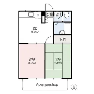 エステートピアポエム【1階】の間取り