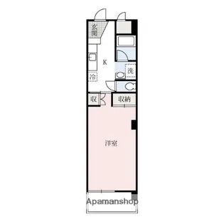高砂町ハイツ【7階】の間取り