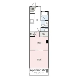 高砂町ハイツ【8階】の間取り