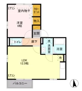 ルミナス・オリエンタルコート【2階】の間取り