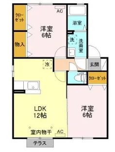 石川ヒルズ【2階】の間取り