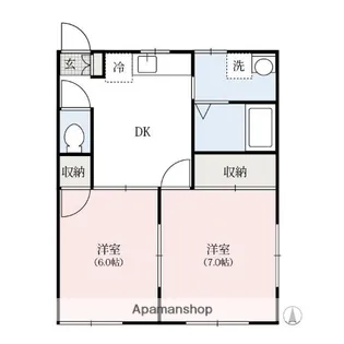 グリーンヒルM【1階】の間取り
