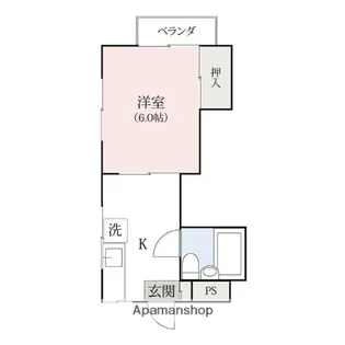 三和コーポ【2階】の間取り
