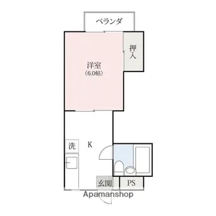 三和コーポ【3階】の間取り