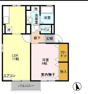 パークサイド21 A【2階】の間取り