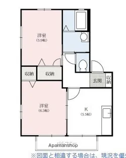 ソシアD【2階】の間取り