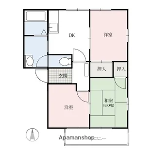 群馬県佐波郡玉村町大字藤川【アパート】の間取り