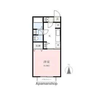 メルベーユドミール【2階】の間取り