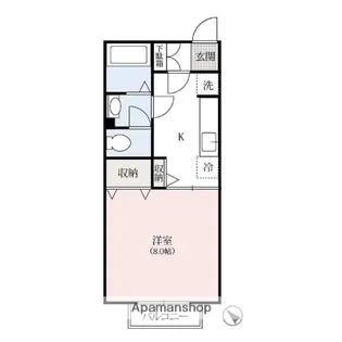 メルベーユドミール【2階】の間取り