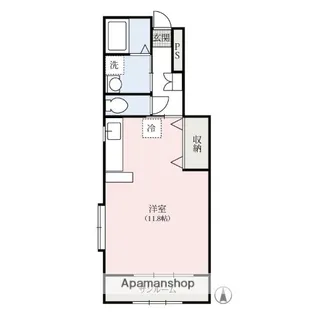 エピナール【1階】の間取り