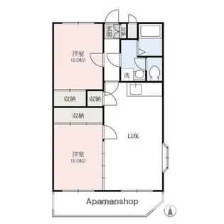 グローバル21【2階】の間取り