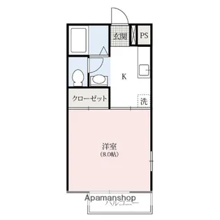 セルシオ県央【2階】の間取り