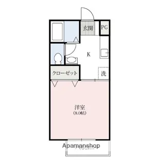 セルシオ県央【2階】の間取り