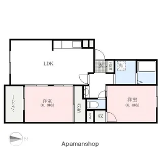 ハイム大季【2階】の間取り