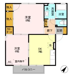 オリゾン A【1階】の間取り