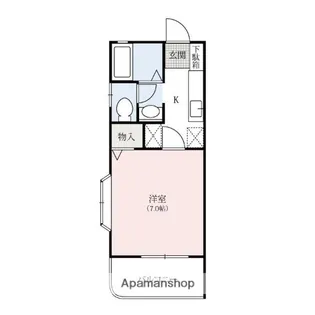 サンハイム【1階】の間取り