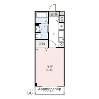 レジュエール・ニイト【3階】の間取り