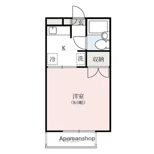 ピーナツハウス【2階】の間取り