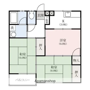 加藤ヴィレッジ【2階】の間取り