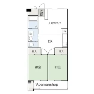 群馬県高崎市片岡町3丁目【マンション】の間取り
