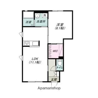 ビエントB【1階】の間取り