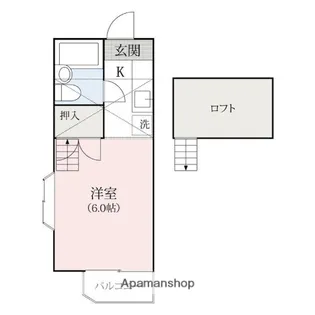 SAWAハイツ【2階】の間取り