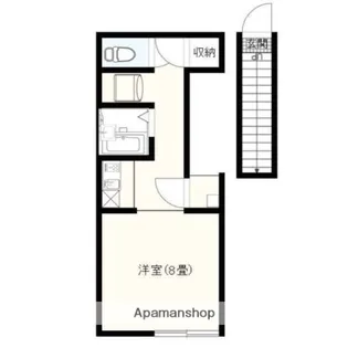 カーサ・フェリーチェ【2階】の間取り