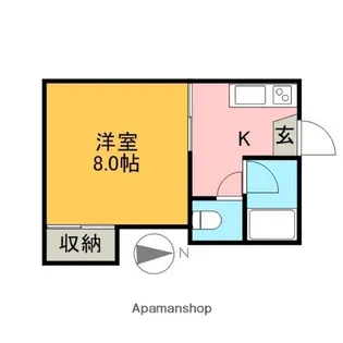 丸善コーポ【1階】の間取り