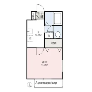 ボナールヒキダ【1階】の間取り