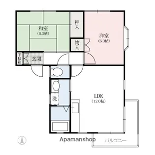 トマトハイツ【2階】の間取り