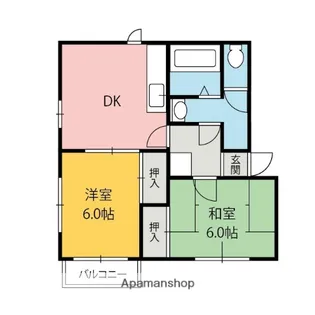 フォレスト【1階】の間取り