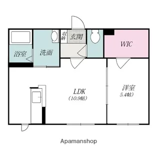 レルシールB【1階】の間取り